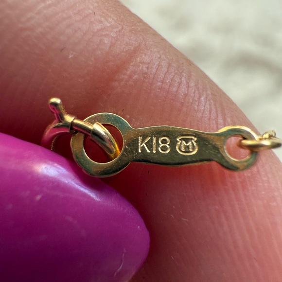 18k pearl necklace - Picture 4 of 5